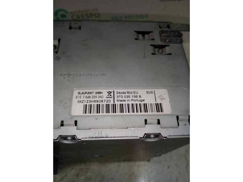 SISTEMA AUDIO / RADIO CD 3T0035156B  - imagen 2