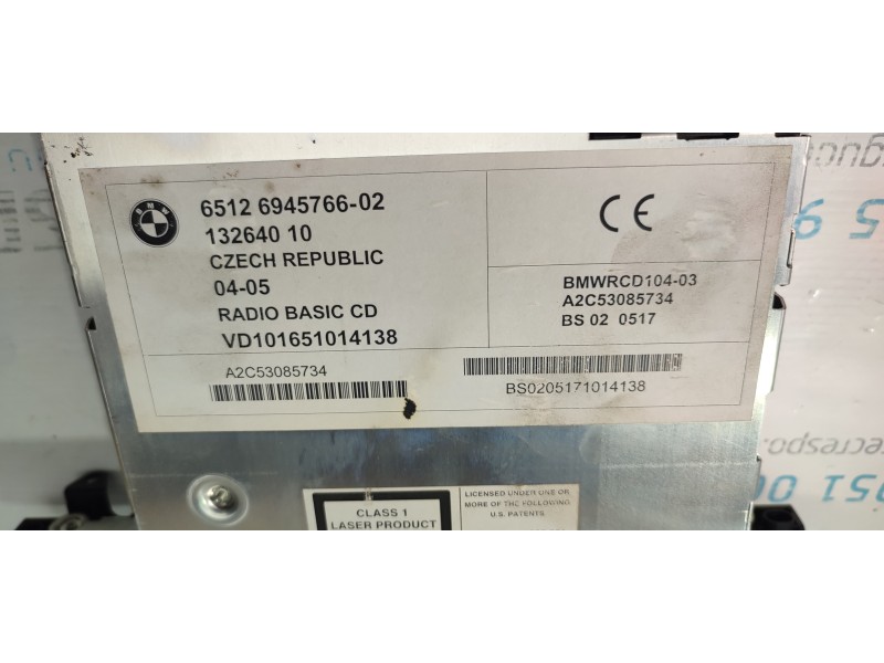 SISTEMA AUDIO / RADIO CD 6945766  - imagen 2