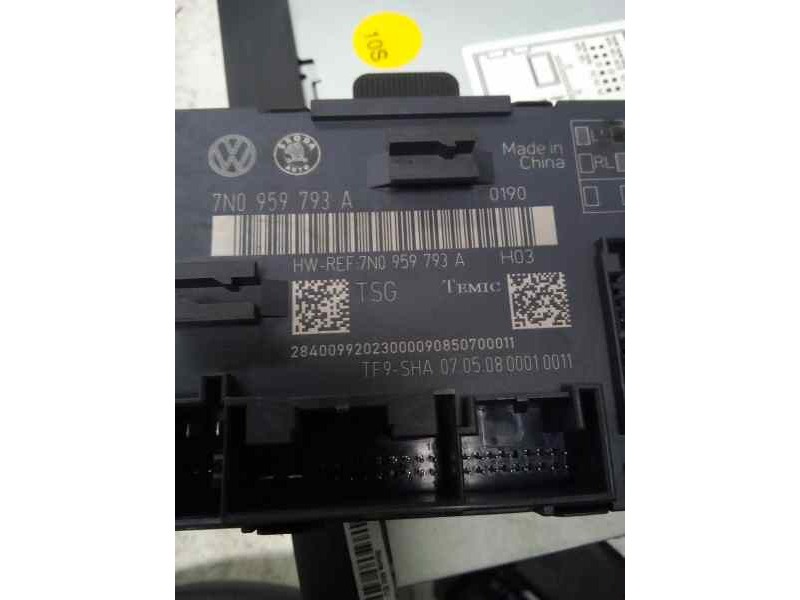 CENTRALITA CIERRE 7N0959793A  - imagen 2