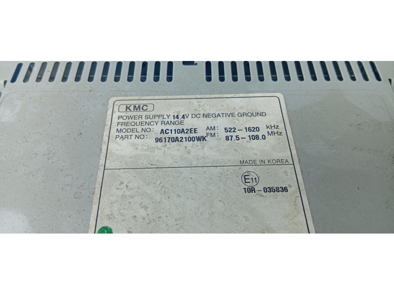 SISTEMA AUDIO / RADIO CD 96170A2100WK  - imagen 2