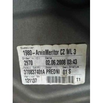 ELEVALUNAS DELANTERO IZQUIERDO 3T0837401A  - miniatura 2