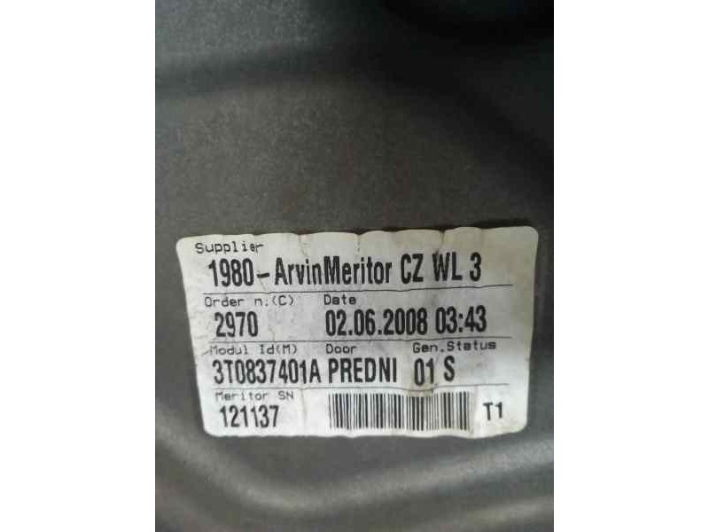 ELEVALUNAS DELANTERO IZQUIERDO 3T0837401A  - imagen 2