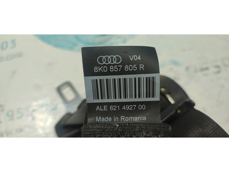 CINTURON SEGURIDAD TRASERO IZQUIERDO 8K0857805R  - imagen 2