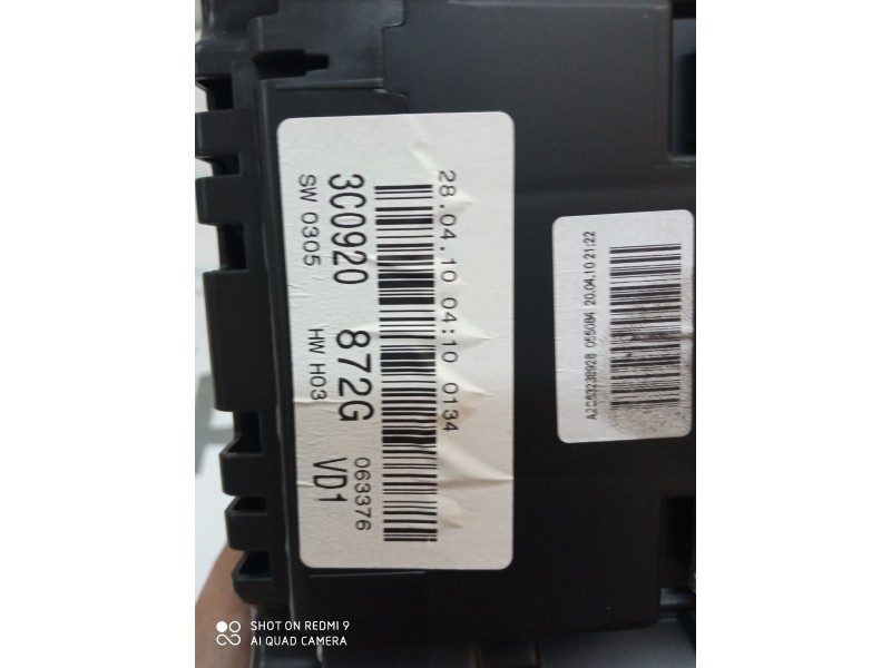 CUADRO INSTRUMENTOS 3C0920872G  - imagen 3