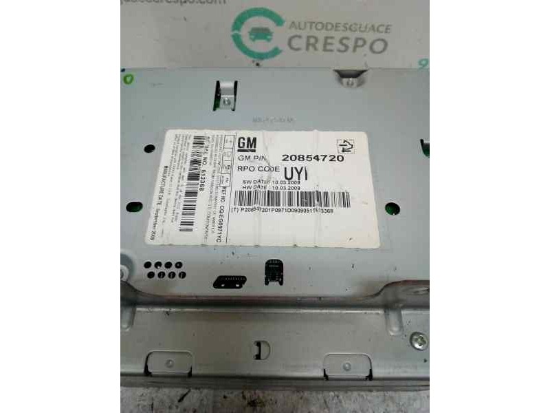 SISTEMA AUDIO / RADIO CD 20854720  - imagen 3