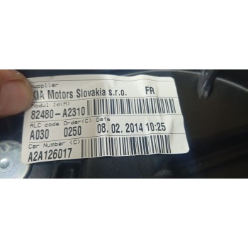 ELEVALUNAS DELANTERO DERECHO 82480A2310  - miniatura 3