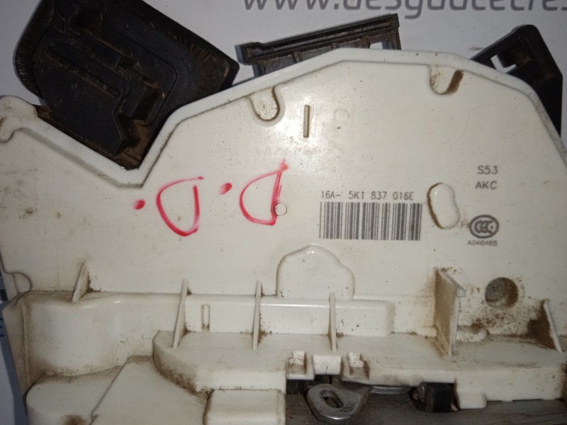 CERRADURA PUERTA DELANTERA DERECHA 5K1837016E  - imagen 3
