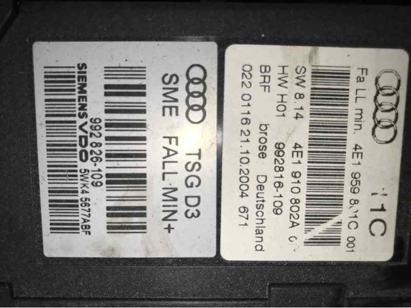 ELEVALUNAS TRASERO IZQUIERDO 4E1910802A  - imagen 2