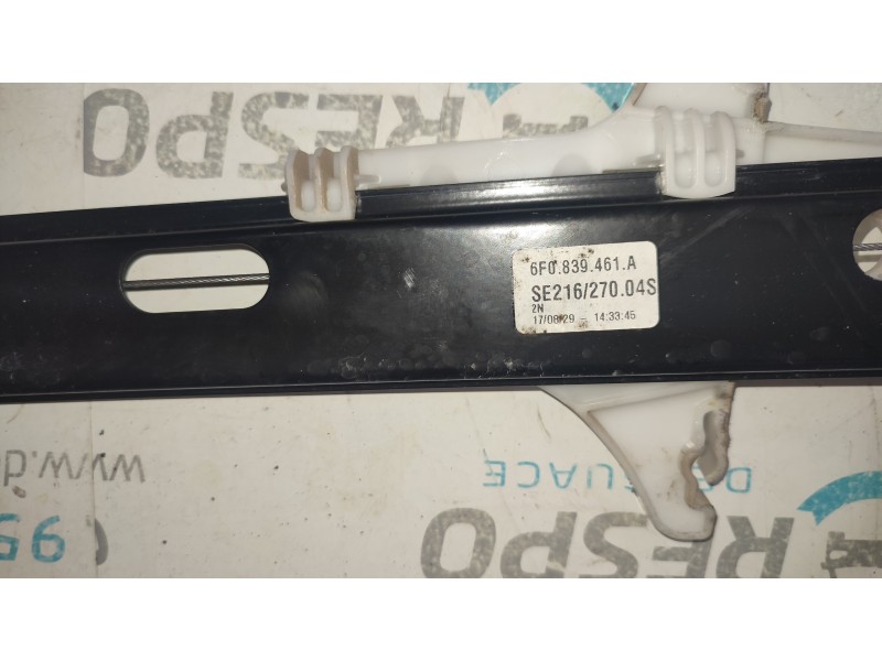 ELEVALUNAS TRASERO IZQUIERDO 6F0839461A  - imagen 3