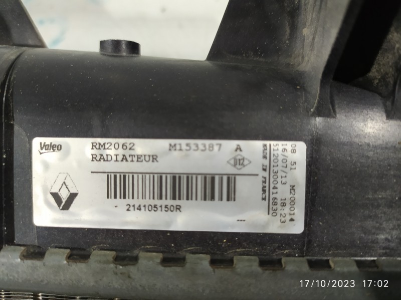 RADIADOR AGUA 214105150R  - imagen 3