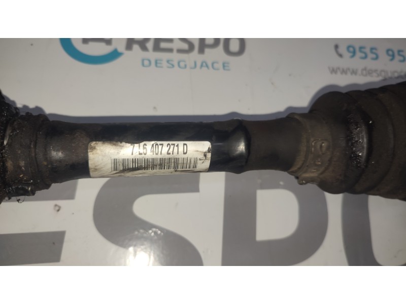 TRANSMISION DELANTERA DERECHA 7L6407271D  - imagen 2