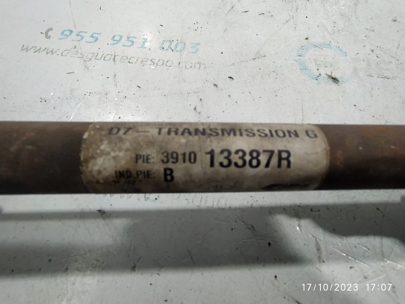 TRANSMISION DELANTERA IZQUIERDA 391013387R  - imagen 3