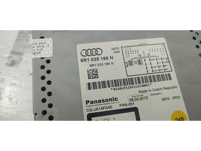 SISTEMA AUDIO / RADIO CD 8R1035186N  - imagen 3