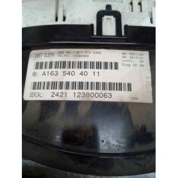 CUADRO INSTRUMENTOS A1635404011  - miniatura 2