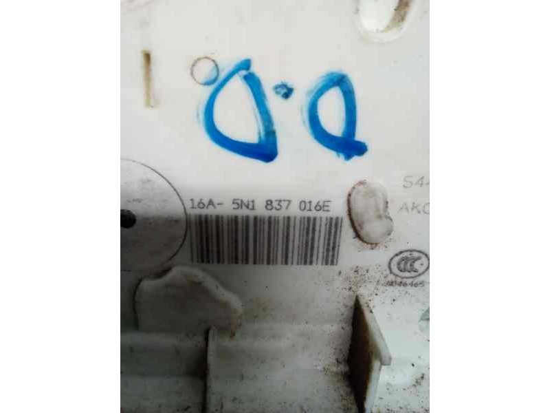 CERRADURA PUERTA DELANTERA DERECHA 5N1837016E  - imagen 2