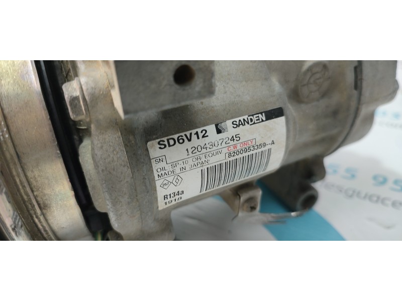 COMPRESOR AIRE ACONDICIONADO 8200953359A  - imagen 3