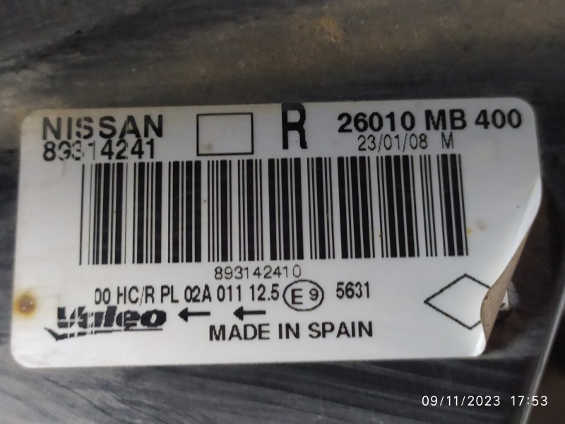 FARO DERECHO 26010MB400 89314241  - imagen 3