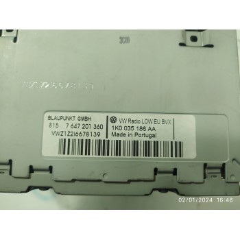 SISTEMA AUDIO / RADIO CD 1K0035186AA  - miniatura 2