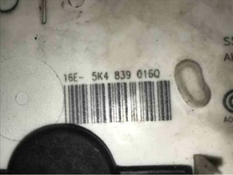 CERRADURA PUERTA TRASERA DERECHA 5K4839016Q  - imagen 2