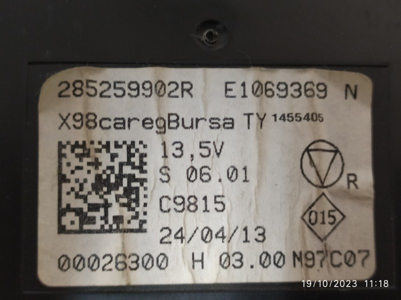 MODULO ELECTRONICO 285259902R  - imagen 3