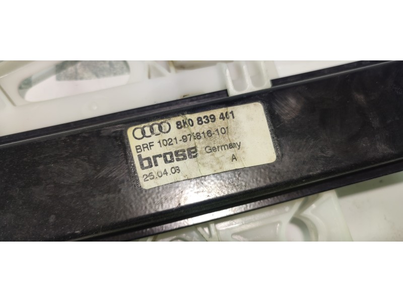 ELEVALUNAS TRASERO IZQUIERDO 8K0839461  - imagen 2