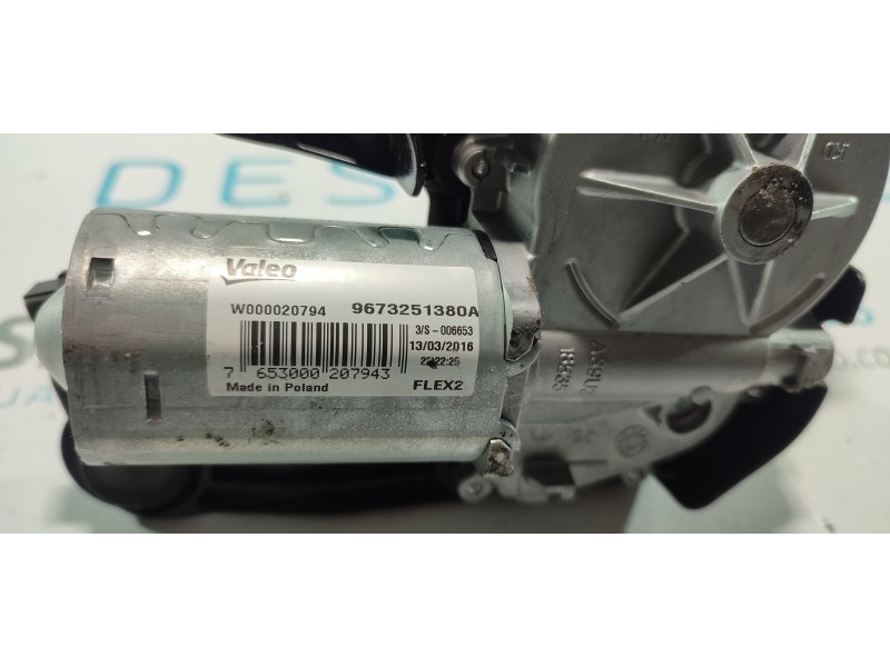 MOTOR LIMPIA TRASERO 9673251380A  - imagen 2