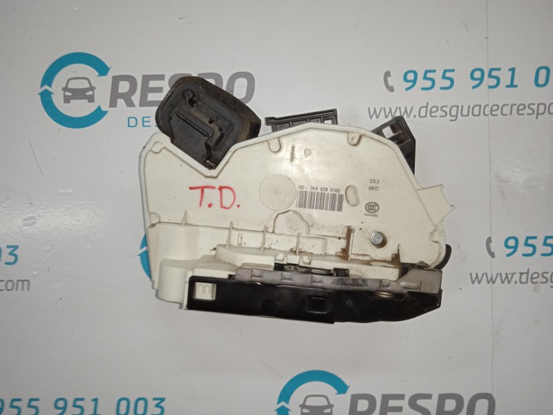 CERRADURA PUERTA TRASERA DERECHA 5K4839016Q  - imagen 1