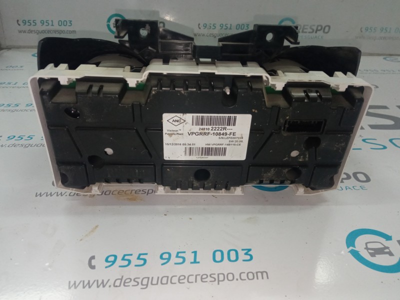 CUADRO INSTRUMENTOS 248102222R VPGRRF10849FE  - imagen 3