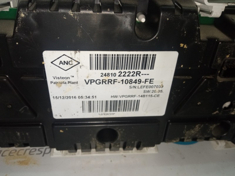 CUADRO INSTRUMENTOS 248102222R VPGRRF10849FE  - imagen 4