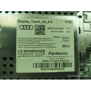 PANTALLA MULTIFUNCION 83A919604C  - miniatura 4