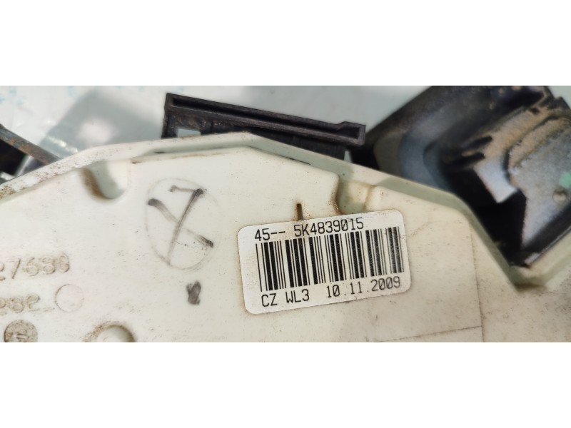 CERRADURA PUERTA TRASERA IZQUIERDA 5K4839015  - imagen 4