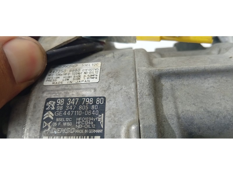 COMPRESOR AIRE ACONDICIONADO 9834779880  - imagen 2