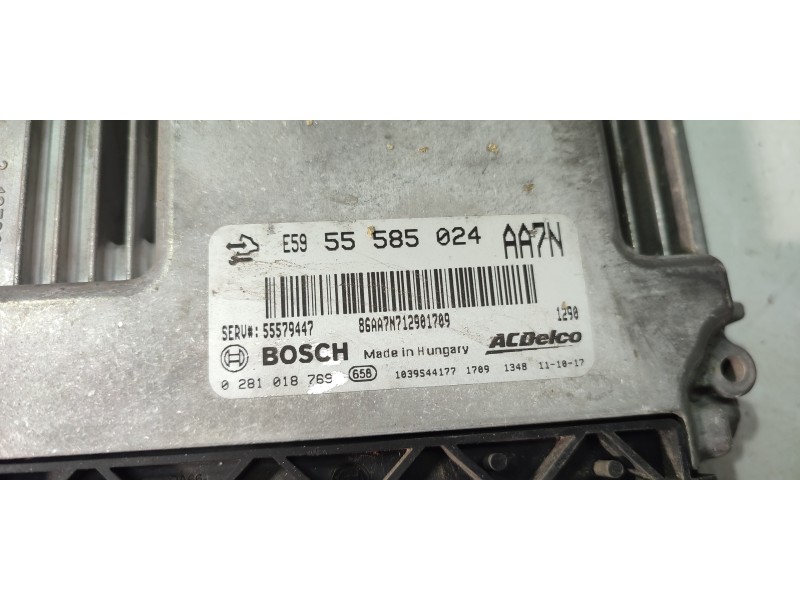 CENTRALITA MOTOR UCE 55585024 0281018769 555797447 - imagen 2