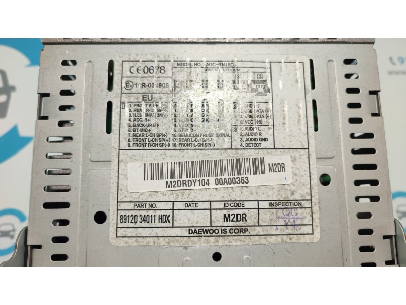 SISTEMA AUDIO / RADIO CD 8912034011  - imagen 2