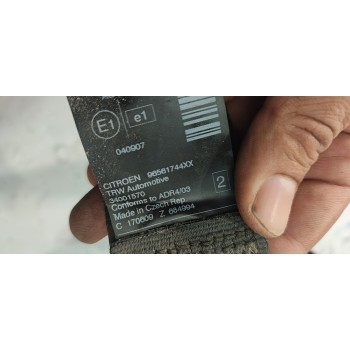 CINTURON SEGURIDAD TRASERO DERECHO 96561744XX  - miniatura 2