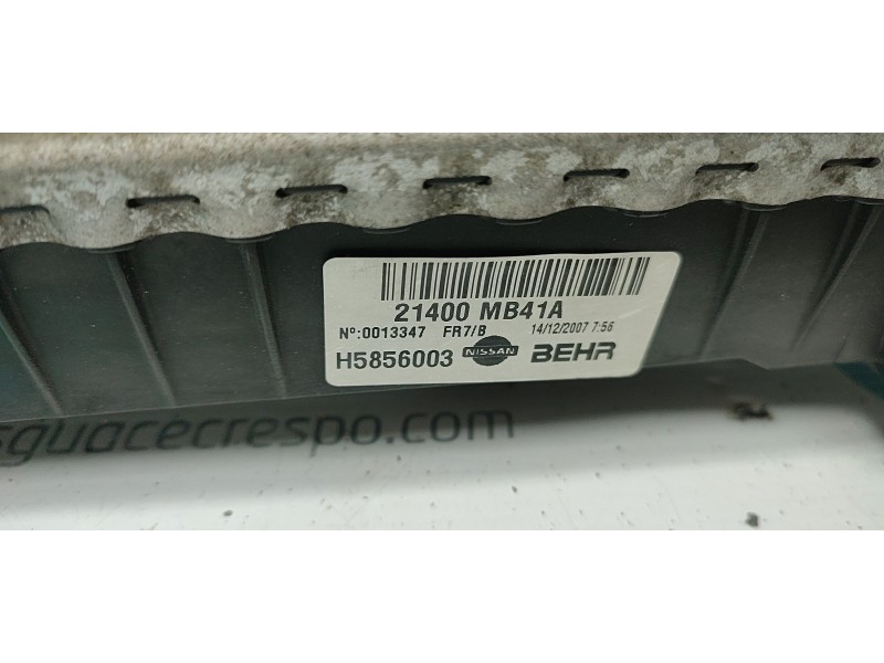 RADIADOR AGUA 21400MB41A  - imagen 2