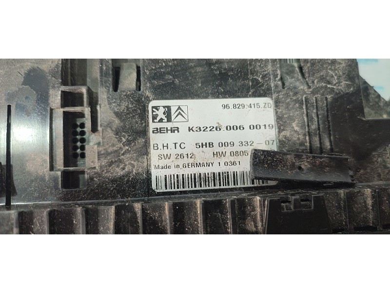 MANDO CLIMATIZADOR 96829415ZD  - imagen 3