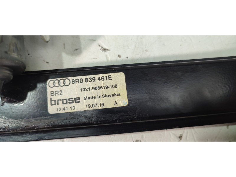 ELEVALUNAS TRASERO IZQUIERDO 8R0839461E  - imagen 2