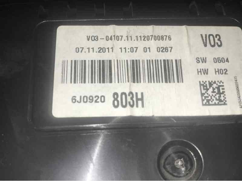 CUADRO INSTRUMENTOS 6J0920803H  - imagen 2