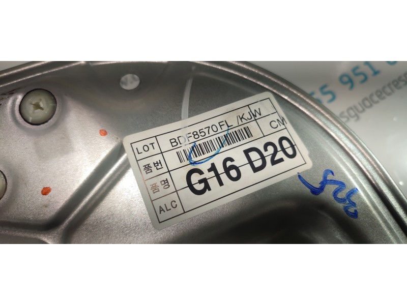 ELEVALUNAS DELANTERO IZQUIERDO G16D20  - imagen 2