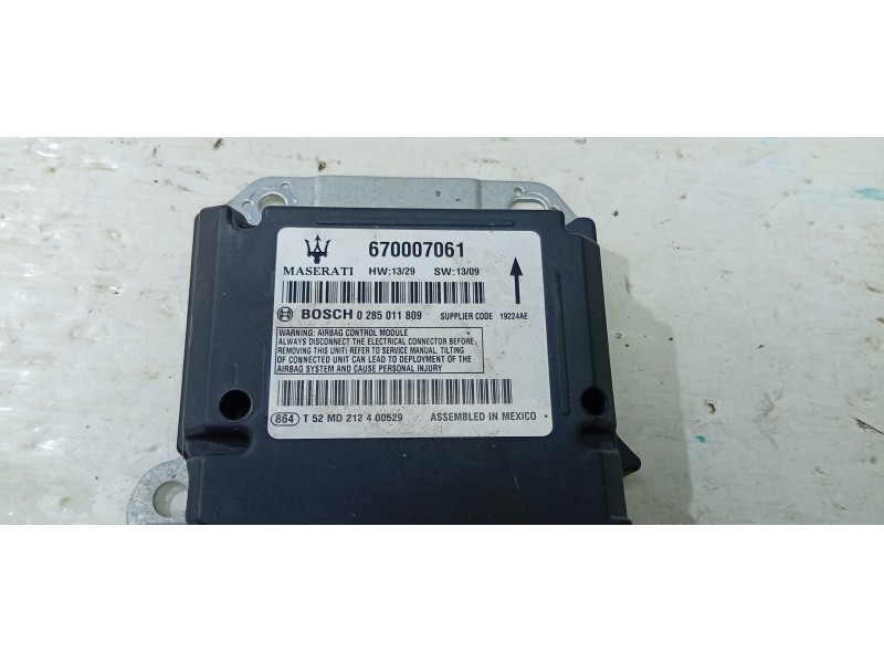 CENTRALITA AIRBAG 670007061  - imagen 2