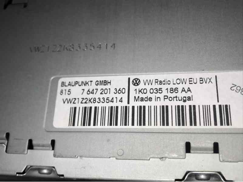 SISTEMA AUDIO / RADIO CD 1K0035186AA  - imagen 2