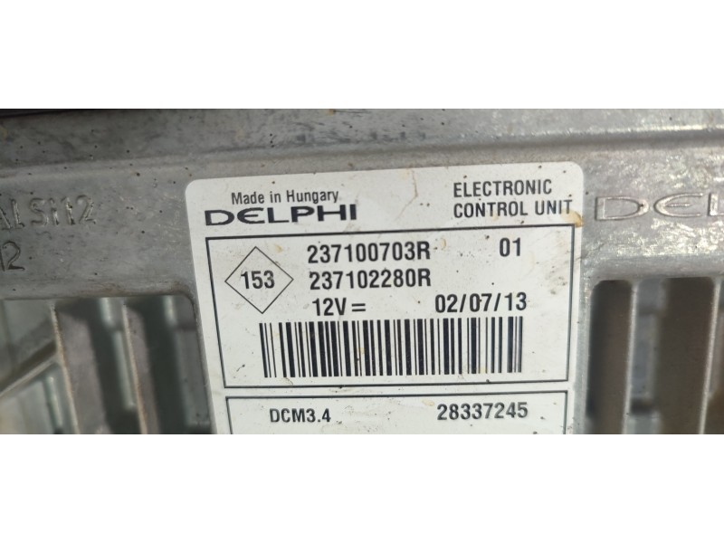 CENTRALITA MOTOR UCE 237100703R  - imagen 2