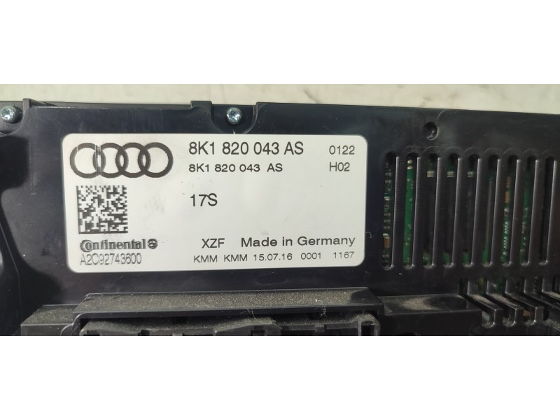 MANDO CLIMATIZADOR 8K1820043AS  - imagen 2