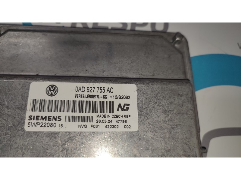 CENTRALITA CAMBIO AUTOMATICO 0AD927755AC  - imagen 2