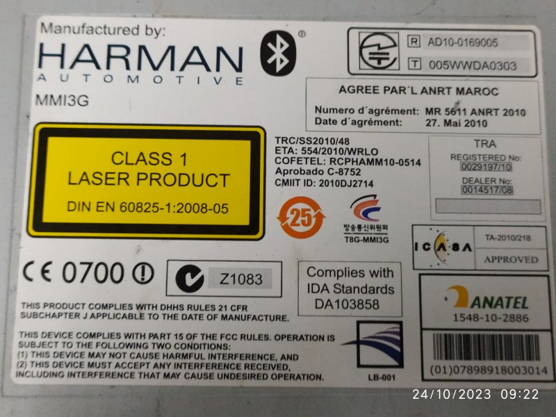 SISTEMA NAVEGACION GPS 4G0035670K  - imagen 2