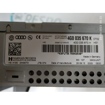 SISTEMA NAVEGACION GPS 4G0035670K  - miniatura 3