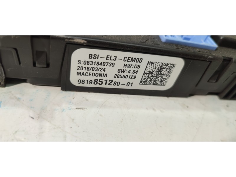 CAJA RELES / FUSIBLES BSI EL3 981985128001  - imagen 2