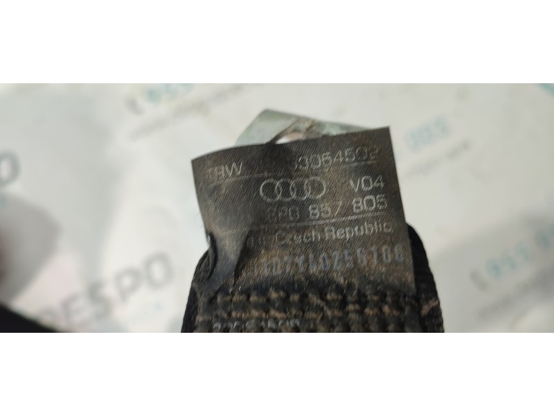 CINTURON SEGURIDAD TRASERO DERECHO 8P0857805  - imagen 2