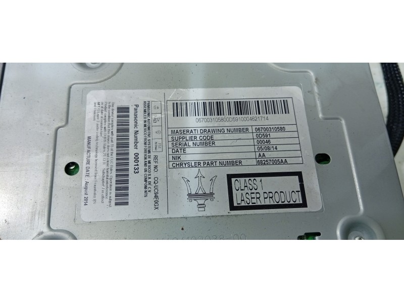 SISTEMA AUDIO / RADIO CD 06700310580 68257005AA  - imagen 3